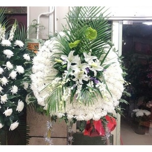 平顶山湛河区姚孟站沁园小区河南质量工程职业学院速递白事花圈菊