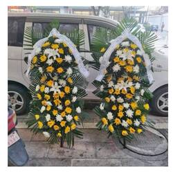 中山小榄镇榄城轨站人民医院菊花会配送白事花圈鲜花菊花清明节