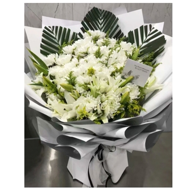 井冈山市冠瑞商业城吉水县文明北路文峰中大道鲜花店速递白事花圈