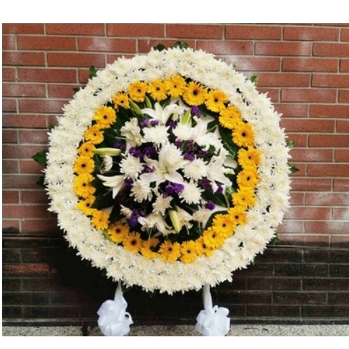 宜兴市环科园城铁站新天地太滆桥大润发鲜花店速递白事花圈菊花清