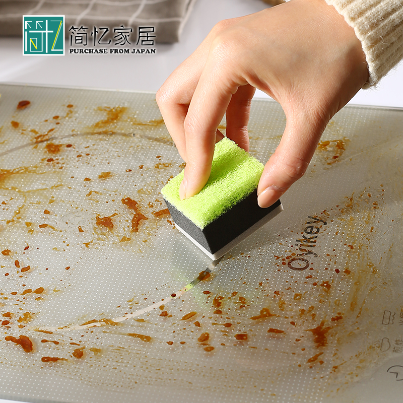 日本进口电陶炉玻璃清洁海绵擦