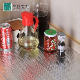 日本进口厨房防油污垫橱柜抽屉抗菌防潮防虫垫鞋 衣柜除臭吸味垫纸