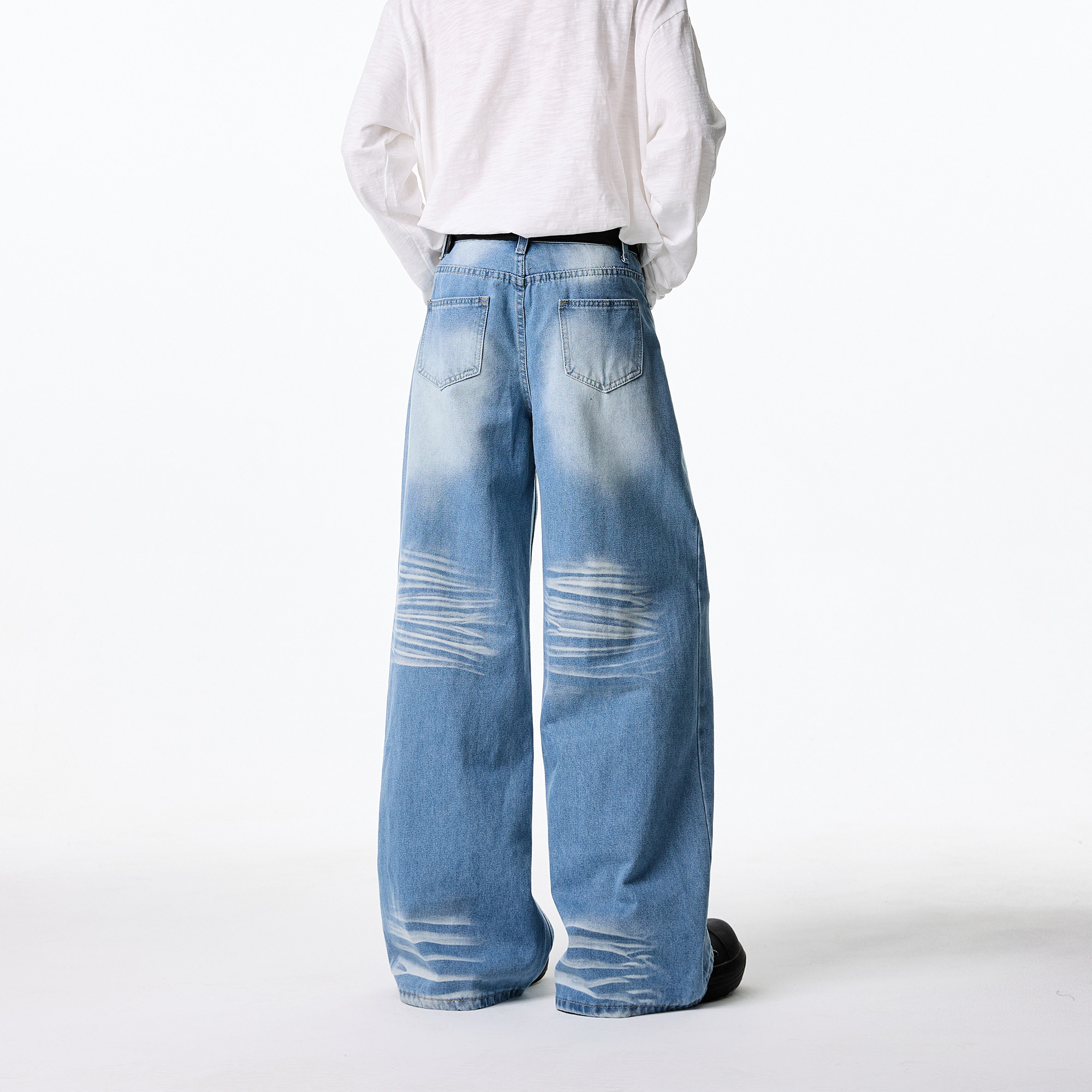 抖音品质2025春季新品休闲牛仔裤HM112/P60控88，男装牛仔裤，电商A036