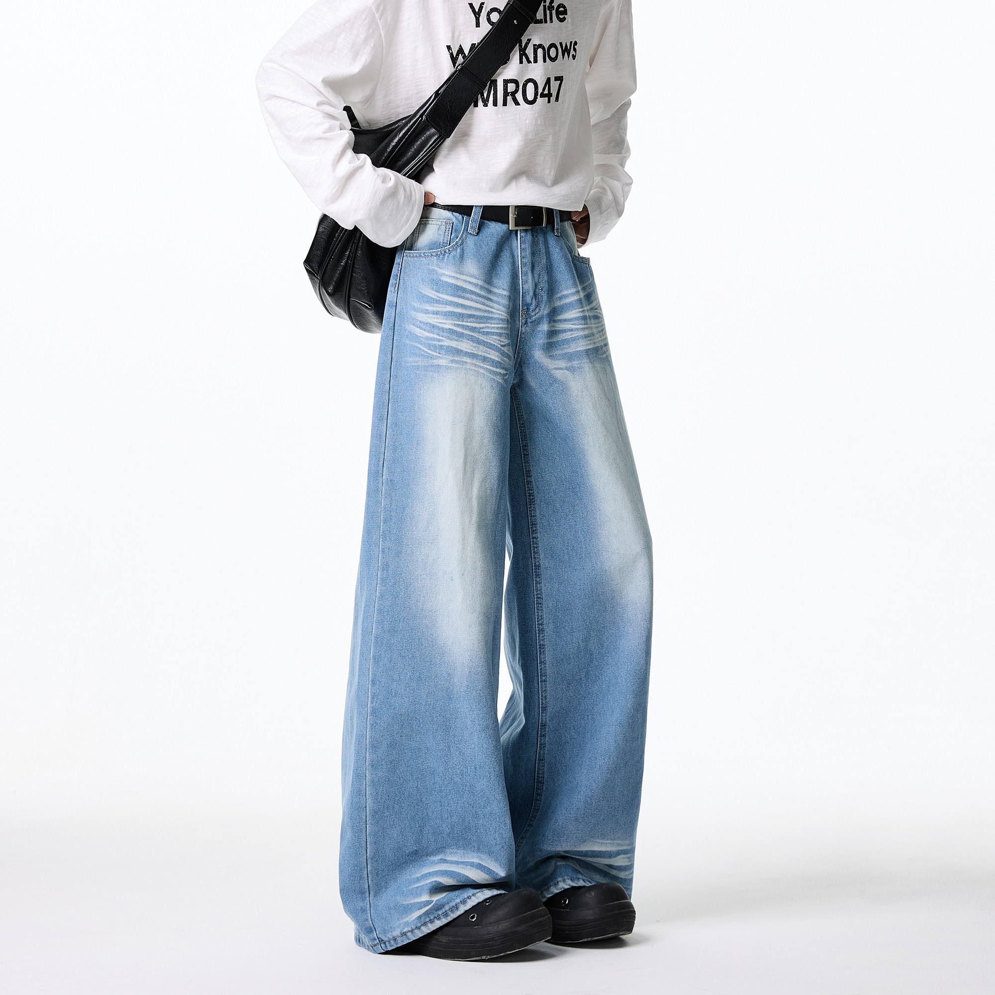抖音品质2025春季新品休闲牛仔裤HM112/P60控88,男装牛仔裤,电商A036