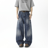 抖音品质2025春季新品牛仔裤HM122/PP55控88，男装牛仔裤，电商A036