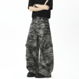 抖音品质工装休闲迷彩裤HM121/P50加绒P60，男装工装外套，电商A036