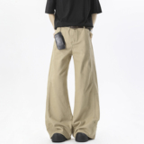 抖音品质纯棉洗褪休闲直筒裤HM167/P50，男装休闲裤，电商A036