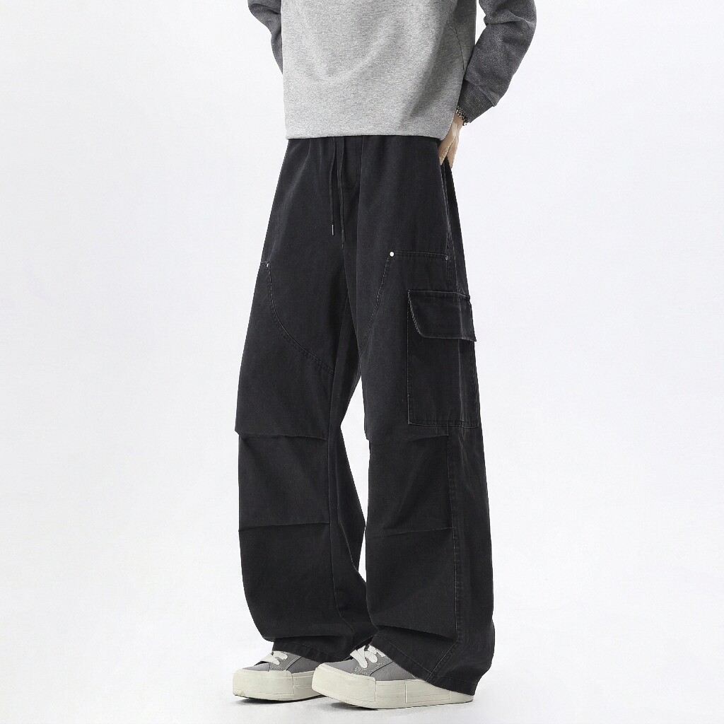 抖音品质全棉面料重工洗水休闲裤HM171/P55,男装休闲裤,电商A036