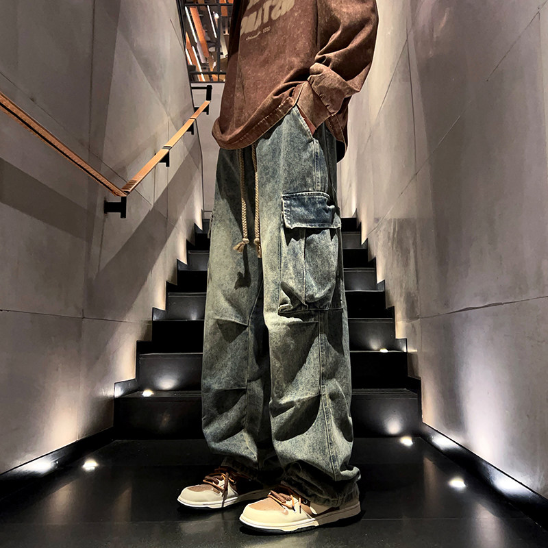 2025牛仔裤工装休闲裤薄款款号HM60/P55,男装牛仔裤,电商A036