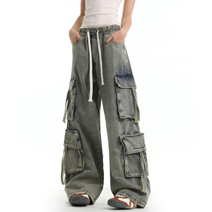 工装牛仔裤 百搭潮流休闲牛仔 HM100/P65控88，男装牛仔裤，电商A036