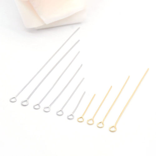 钛钢九字针镀金diy串珠