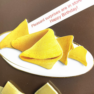 Birthday card大品牌贺卡 对折生日贺卡 美食图案生日贺卡 10614