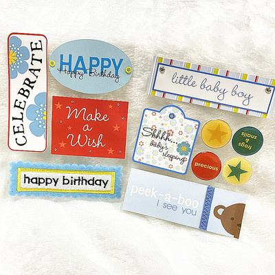 手账素材装饰生日贴纸