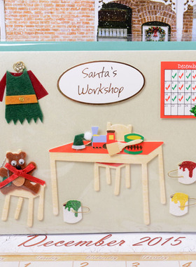 Christmascard世界著名贺卡手工立体 对折圣诞卡sanfa's workshop