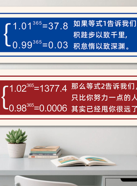 学生励志标语墙贴班级教室文化墙