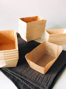 麦斯外贸出口欧式食品级 wooden cake耐高温烘焙大中小号木盒木模