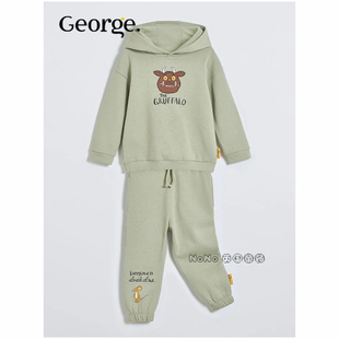英国乔治George男童咕噜牛Gruffalo卫衣运动卫裤套装1-7岁1380558