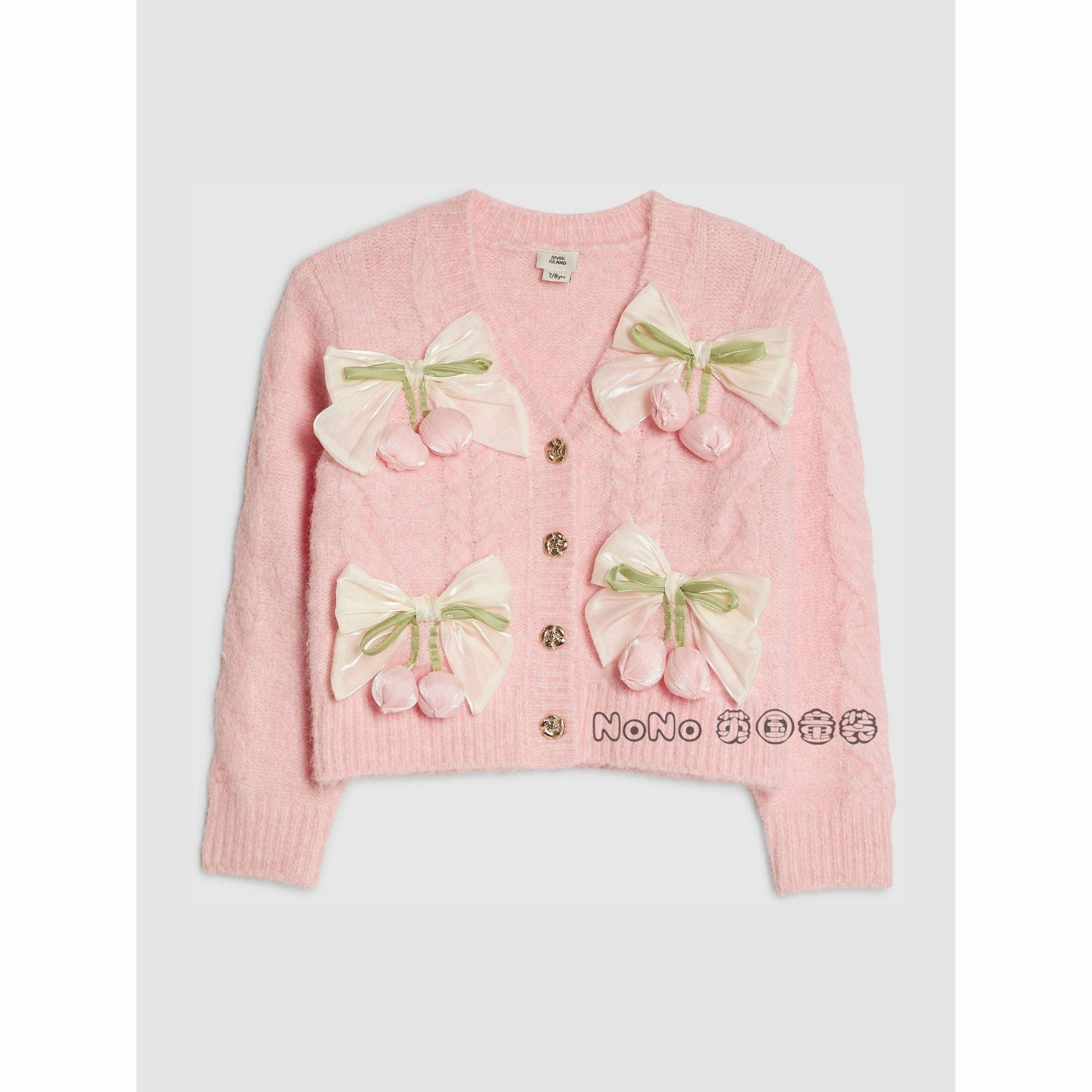 英国Next官网代购女大童粉色立体花朵毛衣针织开衫3-16岁V42-884,童装/婴儿装/亲子装,毛衣/针织衫,淘宝优惠券,粉丝福利购,淘宝优惠卷