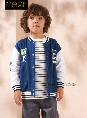 英国Angel & Rocket男童蓝白色我的世界棒球服夹克外套AB2-676