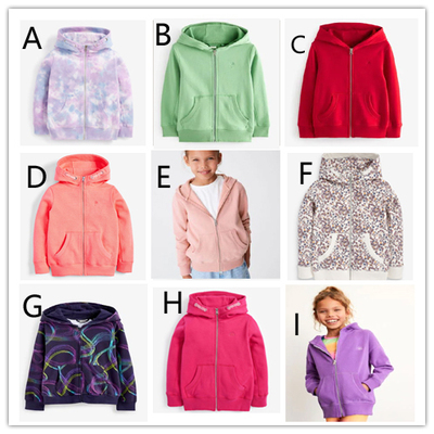 next英国女童紫色卫衣