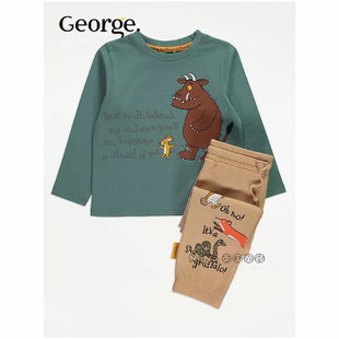 英国乔治George男童咕噜牛GruffaloT恤运动卫裤套装1-7岁1322211
