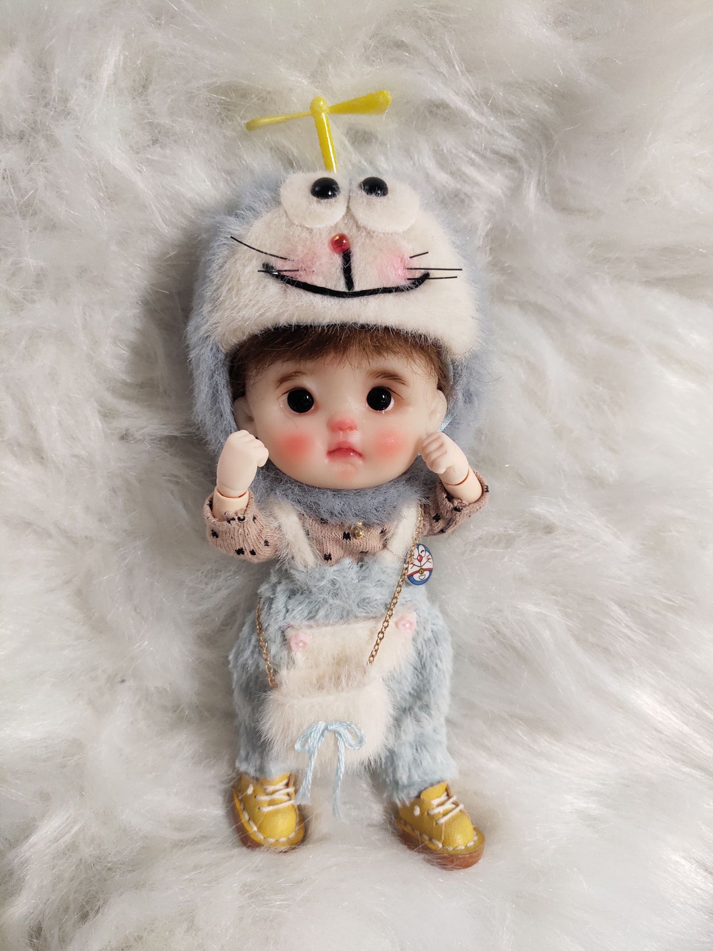 HobgobLin纯手工改娃 OB11比利时黏土手捏娃 小人娃 私人订制定金