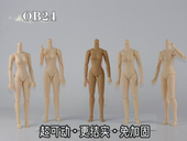 HobgobLin新款 6兵人小布娃娃B女大眼大头娃通用型 ob24素体6分娃1