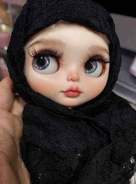 blythe小布娃娃 中东妹妹妆容改妆改娃定制 接娃纯手工 定制定 金