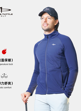 page&tuttle高尔夫外套男秋季棉服外套防风立领男装运动夹克