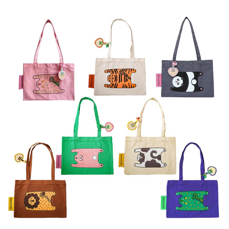 若愚工坊RUOYUSTUDIO单肩帆布包