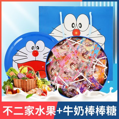 不二家棒棒糖礼盒装水果牛奶