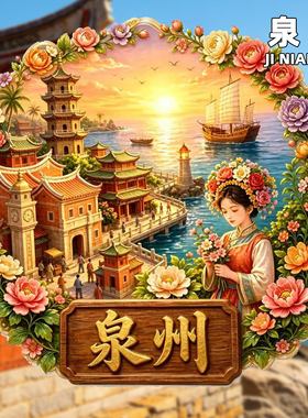 泉州金属冰箱贴旅游纪念品