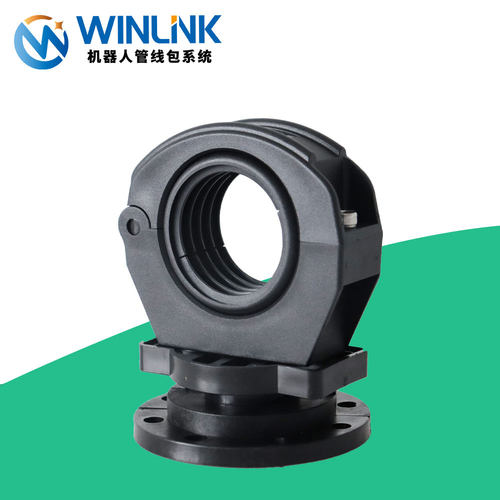 威联科尼龙旋转盘波纹管固定支架