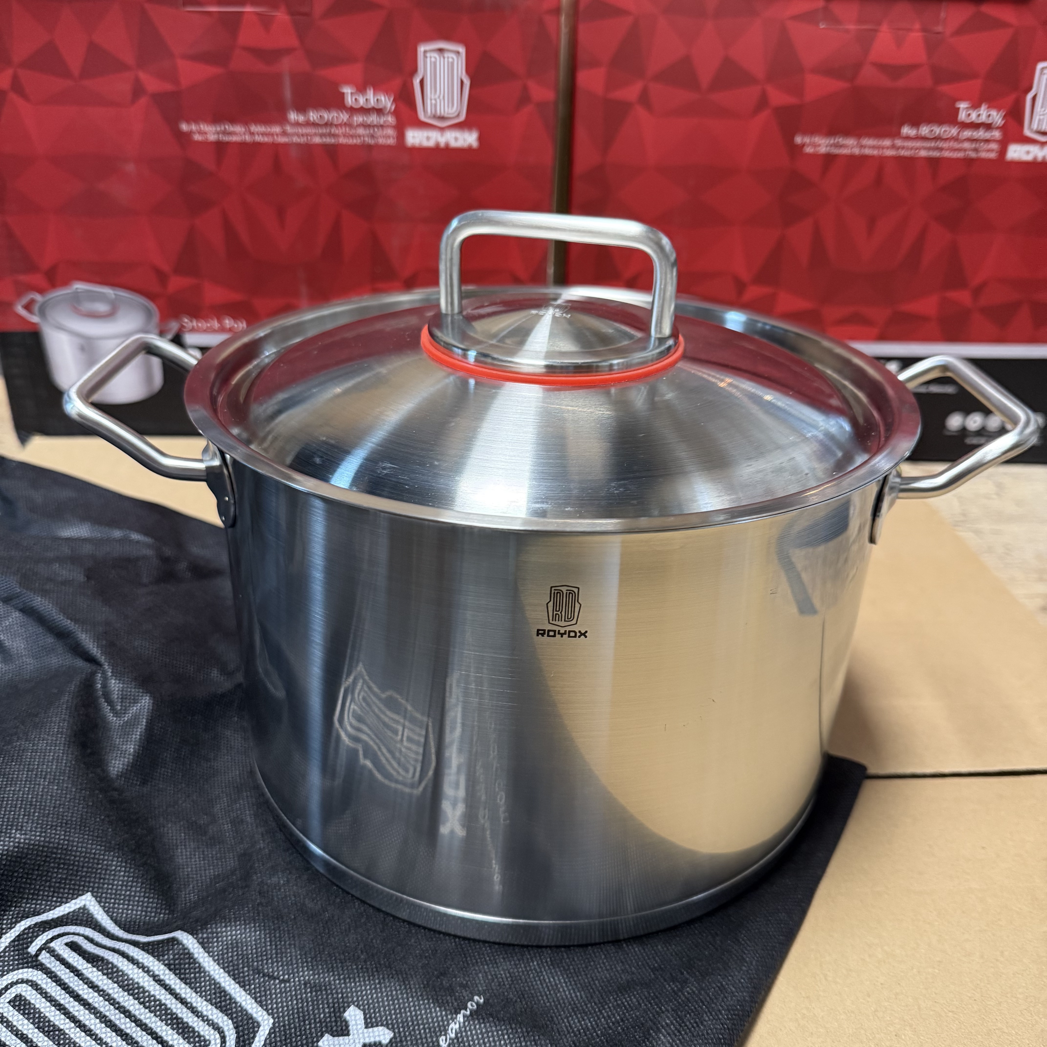 莱德斯铂莎系列 18/10不锈钢加厚深汤锅煮面炖鸡煲汤锅24cm6L图片