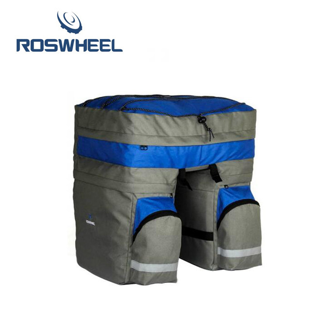 乐炫自行车驮包轻量型60L山地车旅行车货架包防雨车后包正品包邮