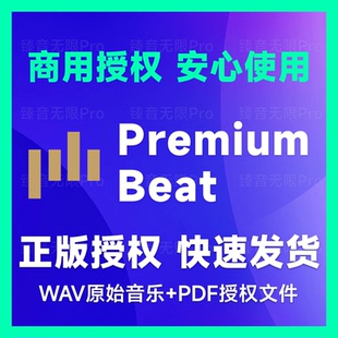 代购版权标准许可授权 MP3下载premium beat会员音乐premiumbeat