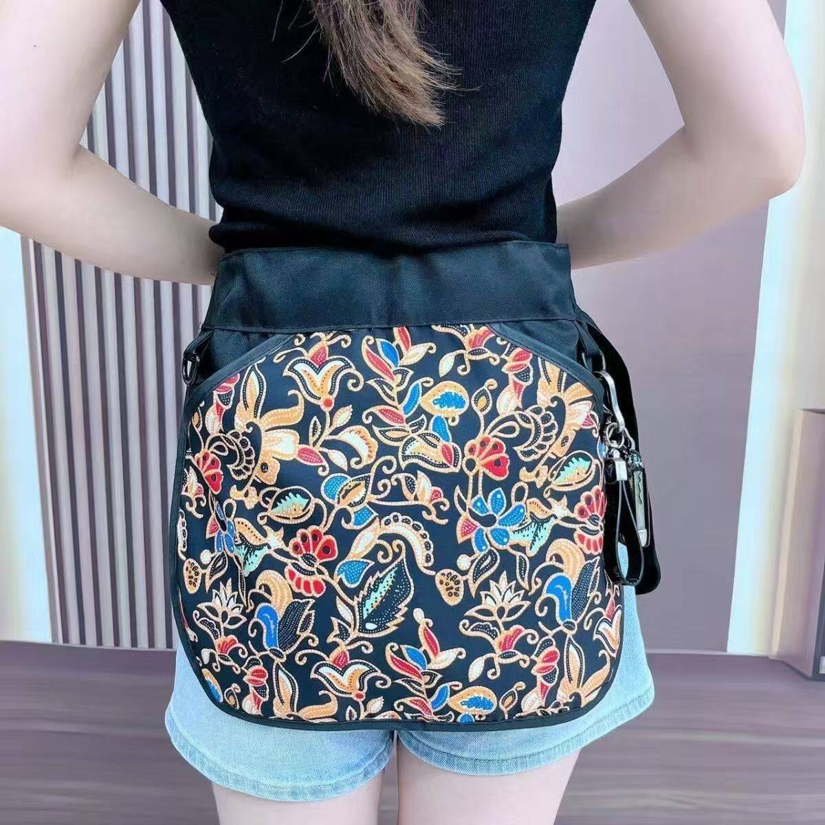 2025 潮流户外多功能 多口袋围裙腰包 围裙工具包美妆化妆师短款