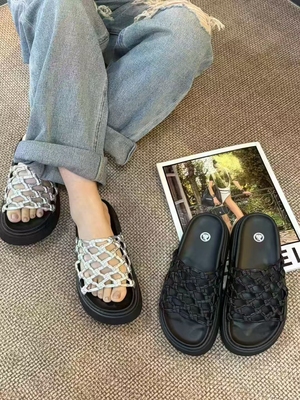 安妮黑豹2025新款真皮百搭低跟平底防滑深口套脚女皮鞋