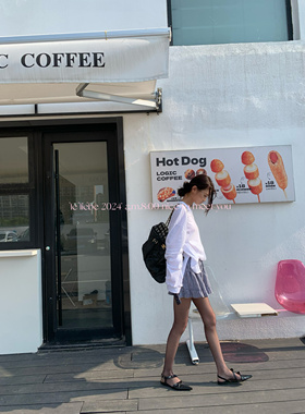 LE LIEBE 奶兔日系格子蛋糕裙 短裙 高腰松紧宽松格纹 百搭好看