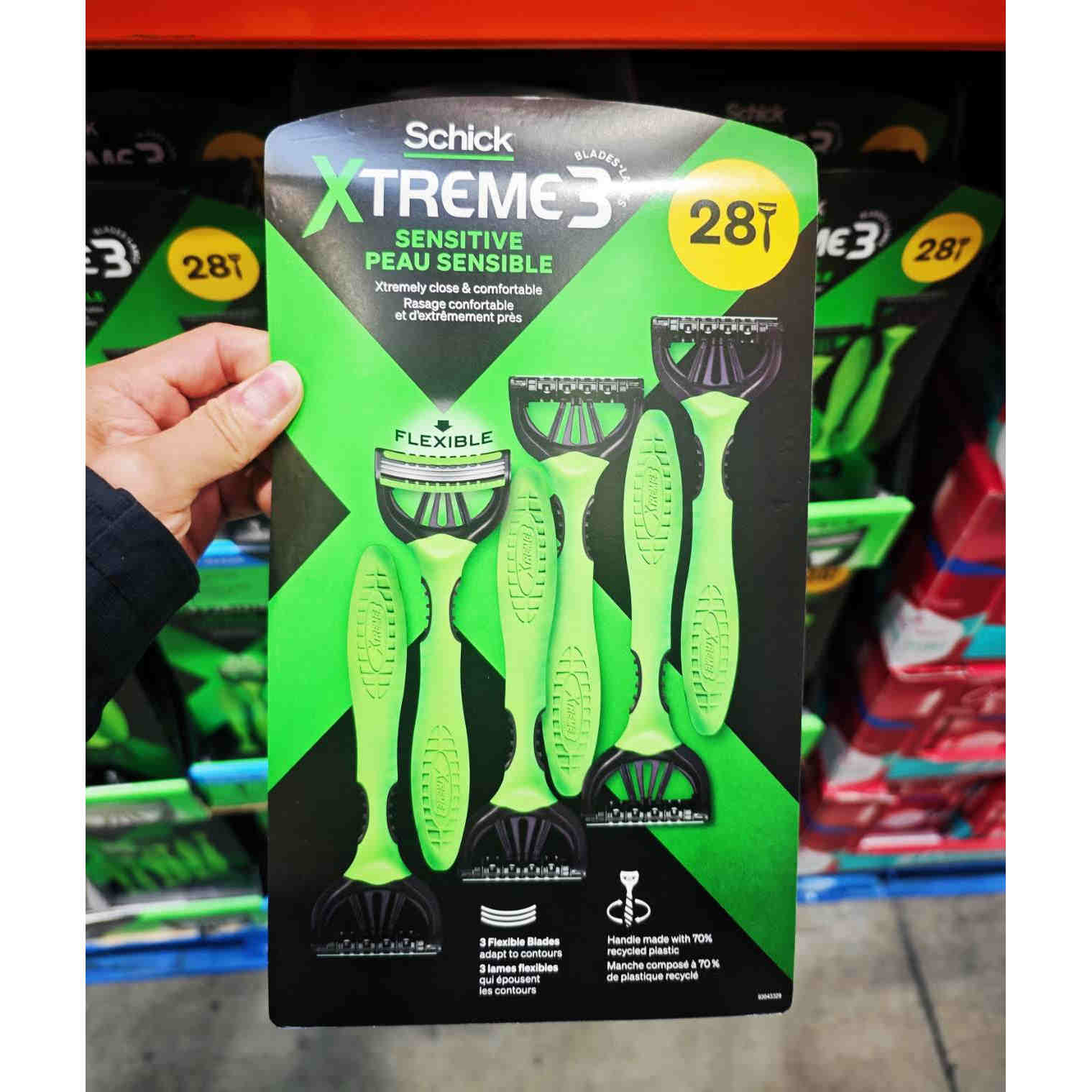 Schick敏感润滑男士剃须刀刮胡刀