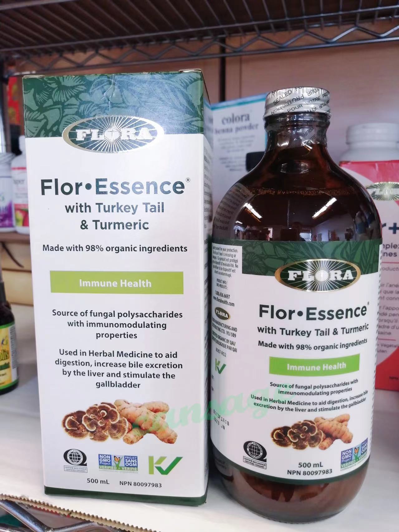 加拿大flora护士茶口服液