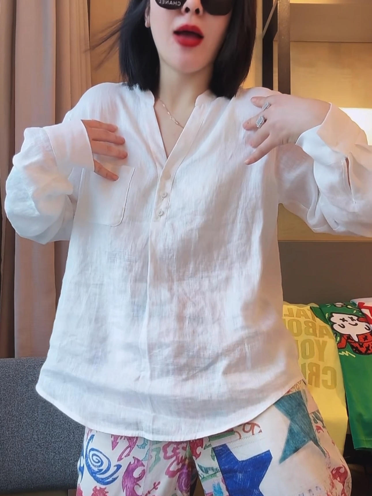 2025春季新款设计感长恤衬衫女