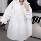 2026春秋季 上衣潮 百搭连帽卫衣宽松遮肉半拉链长袖 新款 高级感时尚