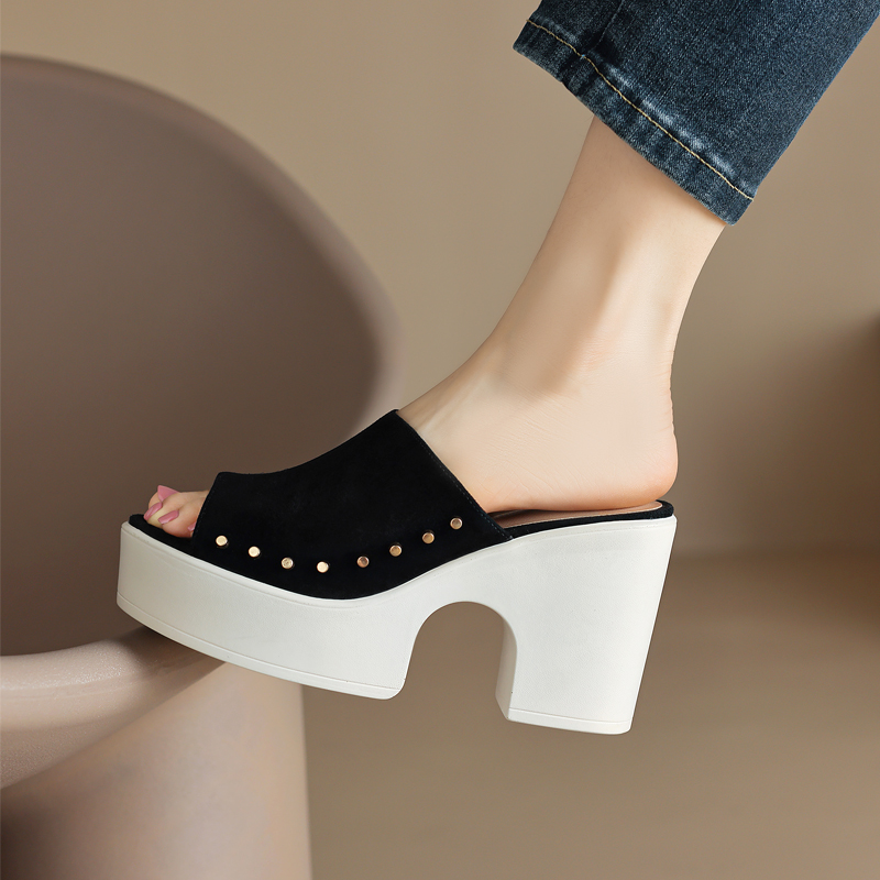 增高凉鞋罗马复古风沙滩凉拖