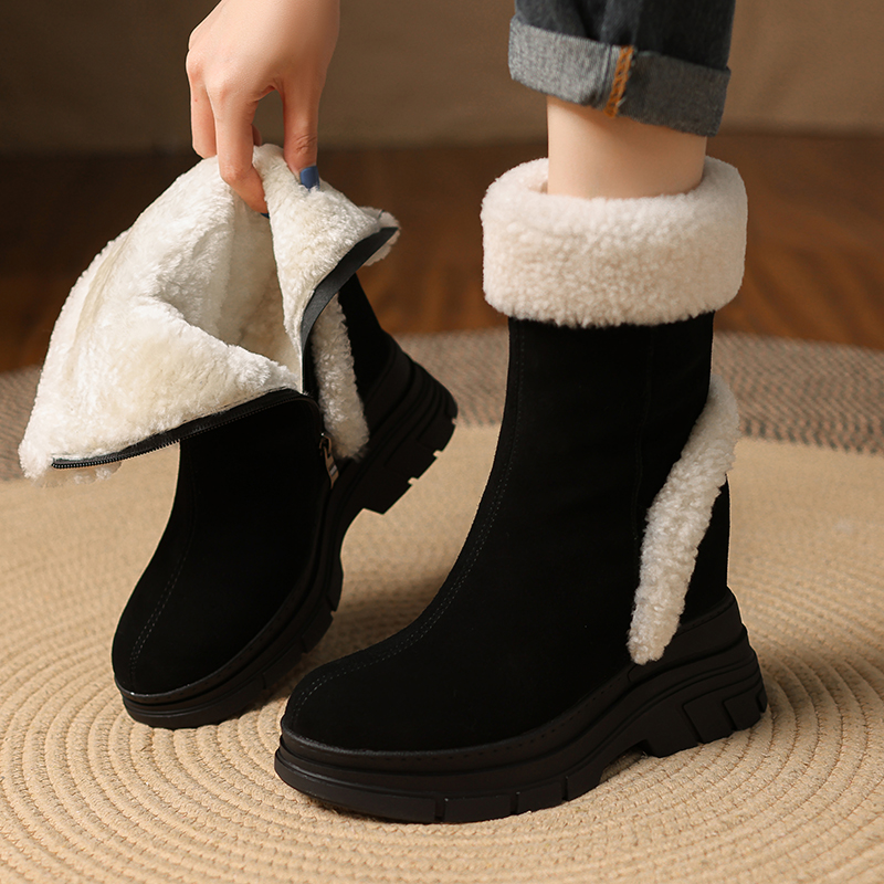 东北户外抗寒加绒加厚保暖雪地靴