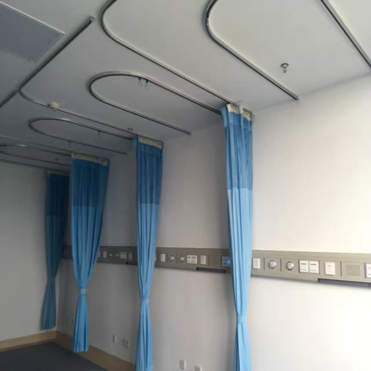 医院病房输液轨道天轨隔断轨道l型u型滑道铝合金轨道输液架定制