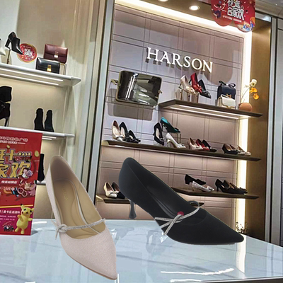 哈森单鞋商场同款专柜正品代购