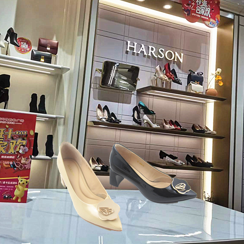 哈森女鞋商场同款专柜正品代购