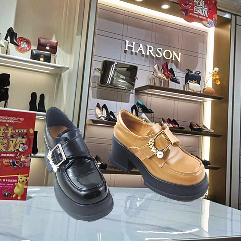 哈森乐福鞋商场同款专柜正品代购