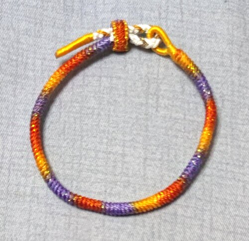 溢彩diy   九紫离火星空段染金刚结本命年手绳，平安健康守护幸福